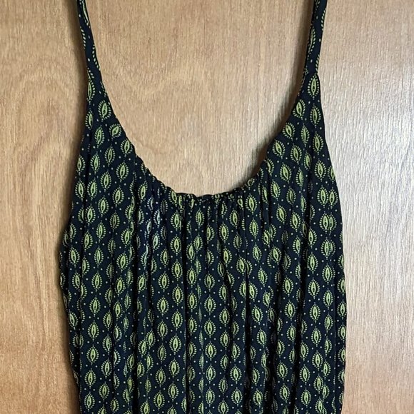 Spaghetti Strap Jumpsuit in Navy Print - Picture 1 of 3